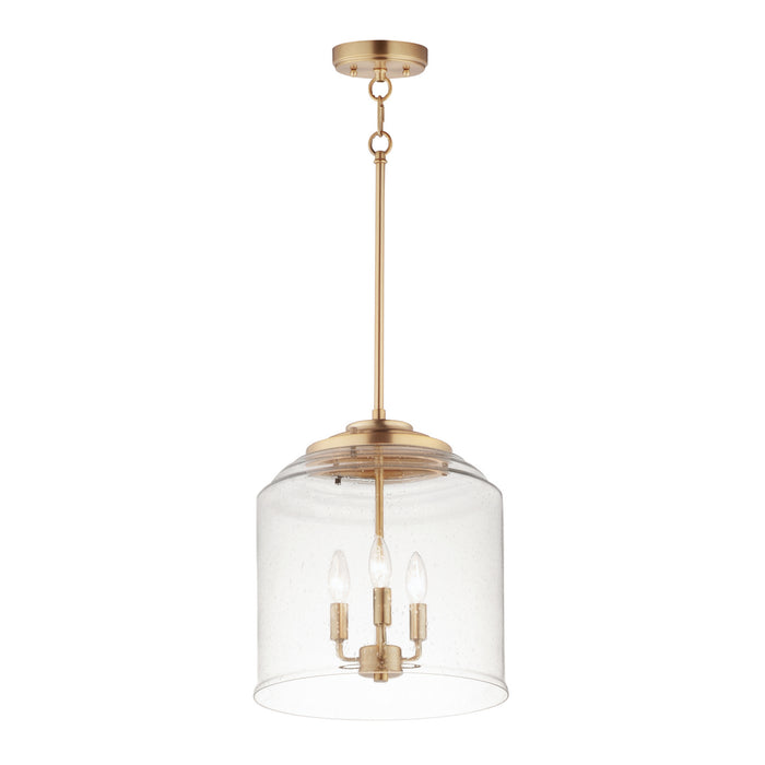 Maxim 12273CDHR Three Light Pendant, Heritage