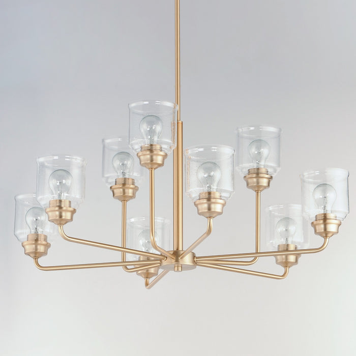 Maxim 12277CDHR Nine Light Chandelier, Heritage