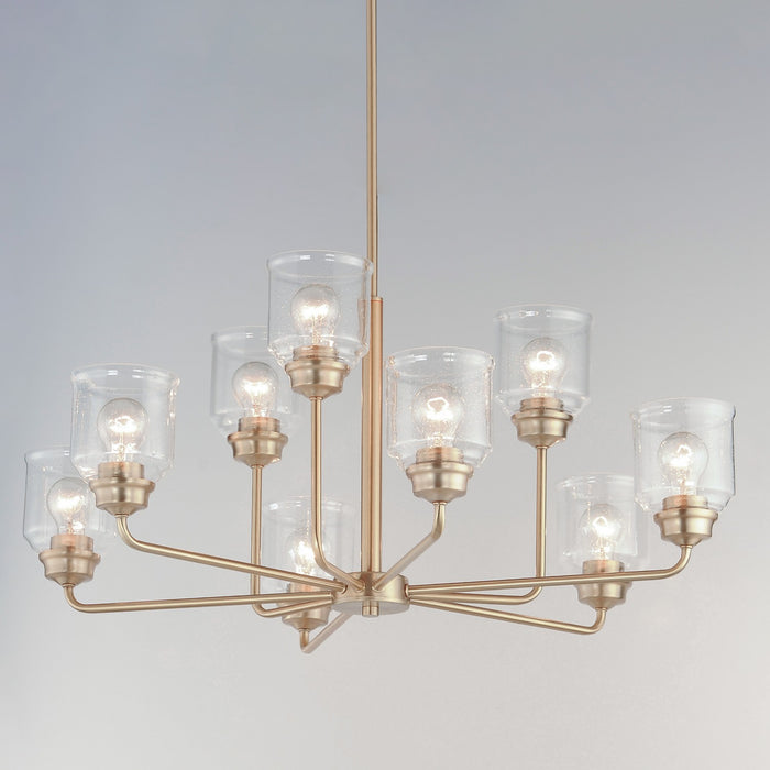Maxim 12277CDHR Nine Light Chandelier, Heritage