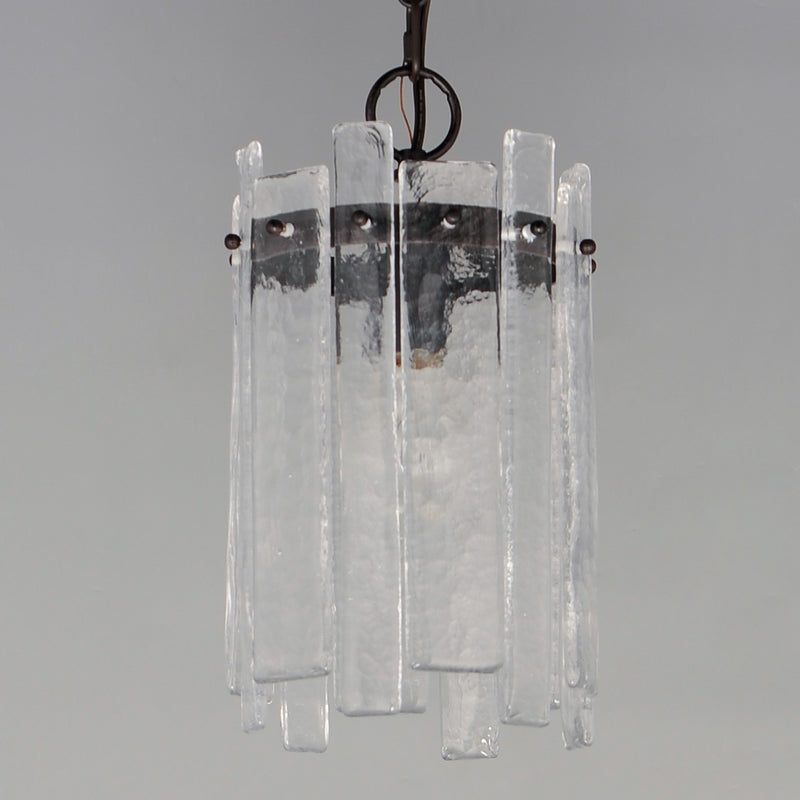 Maxim 21831AGDBZ One Light Pendant, Dark Bronze