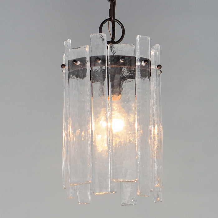 Maxim 21831AGDBZ One Light Pendant, Dark Bronze
