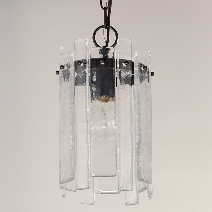 Maxim 21831AGDBZ One Light Pendant, Dark Bronze