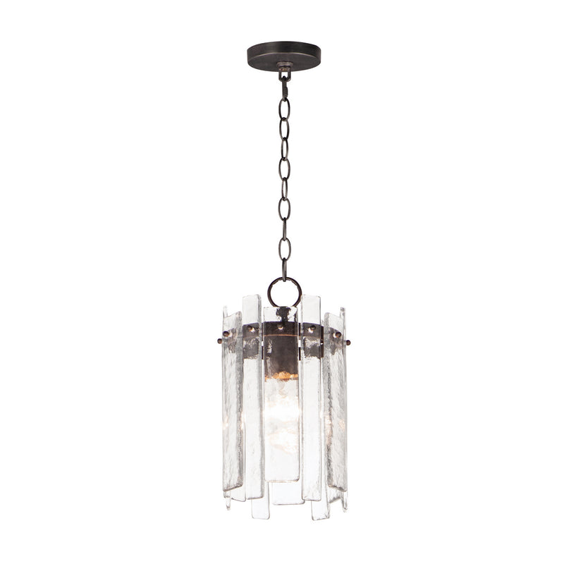 Maxim 21831AGDBZ One Light Pendant, Dark Bronze