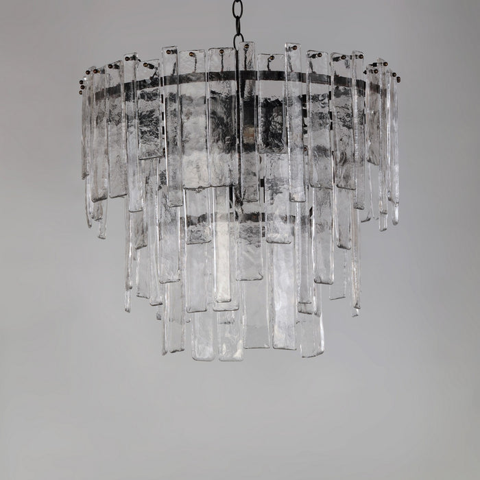 Maxim 21835AGDBZ Nine Light Pendant, Dark Bronze