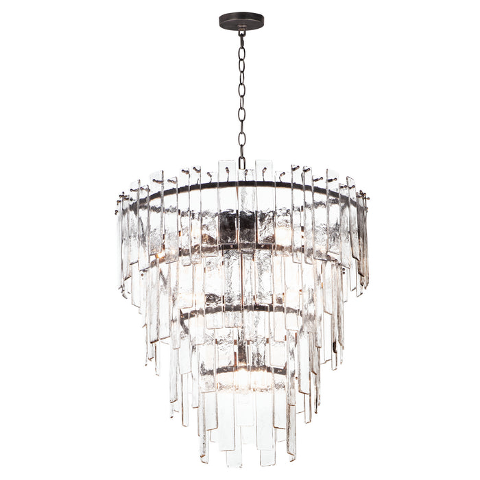 Maxim 21837AGDBZ 12 Light Pendant, Dark Bronze