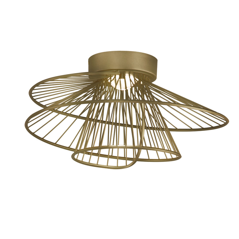Maxim 24170NAB LED Flush Mount, Natural Aged Brass