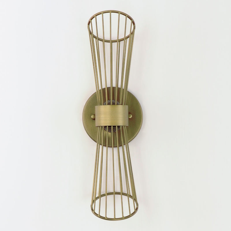 Maxim 24171NAB LED Wall Sconce, Natural Aged Brass
