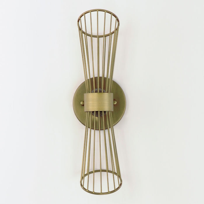 Maxim 24171NAB LED Wall Sconce, Natural Aged Brass