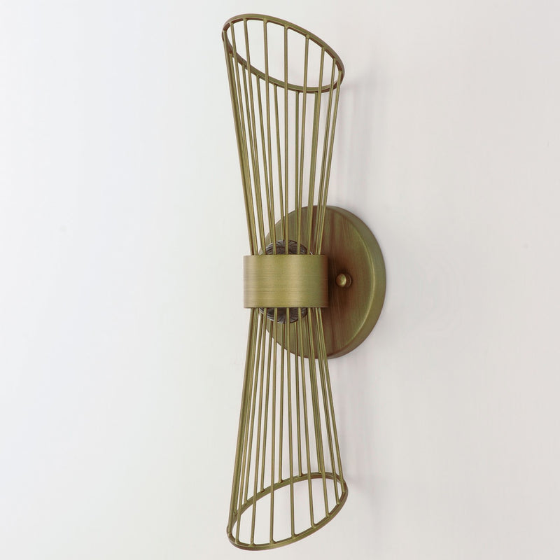 Maxim 24171NAB LED Wall Sconce, Natural Aged Brass