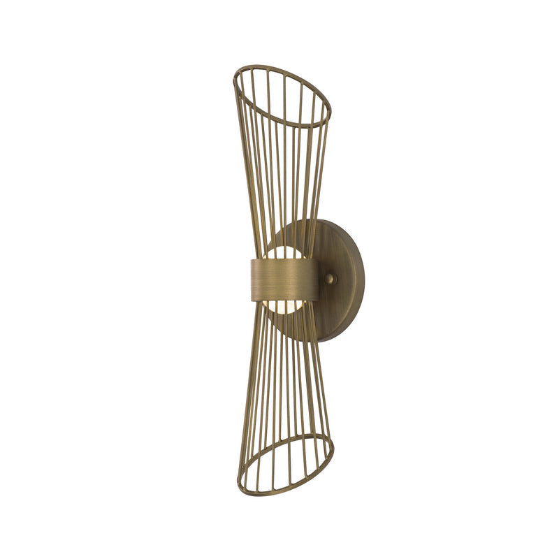 Maxim 24171NAB LED Wall Sconce, Natural Aged Brass