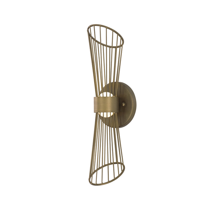 Maxim 24171NAB LED Wall Sconce, Natural Aged Brass