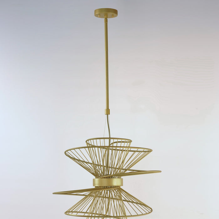 Maxim 24174NAB LED Pendant, Natural Aged Brass