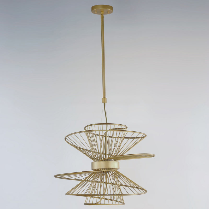Maxim 24174NAB LED Pendant, Natural Aged Brass