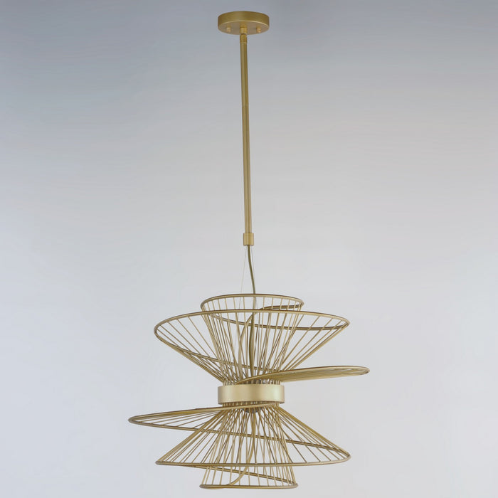 Maxim 24174NAB LED Pendant, Natural Aged Brass