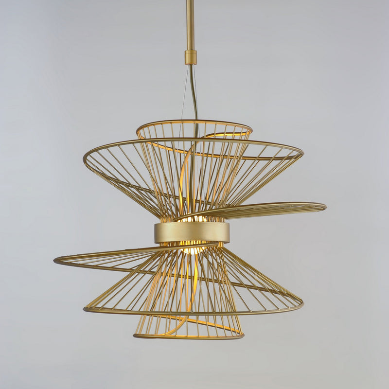 Maxim 24174NAB LED Pendant, Natural Aged Brass