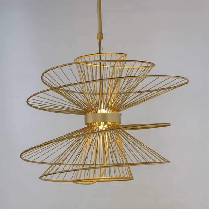 Maxim 24176NAB LED Pendant, Natural Aged Brass