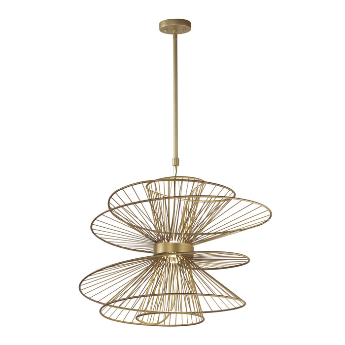 Maxim 24176NAB LED Pendant, Natural Aged Brass