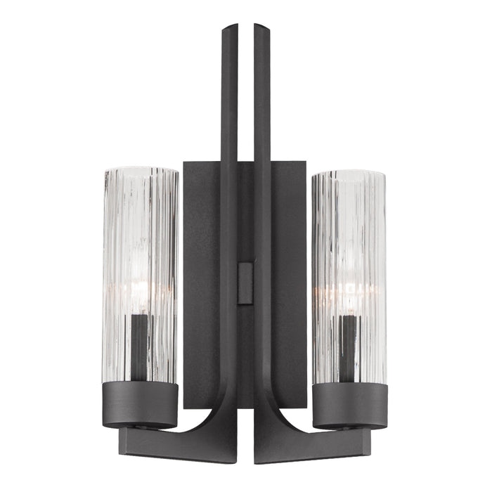 Maxim 30311CRAR Two Light Wall Sconce, Anthracite