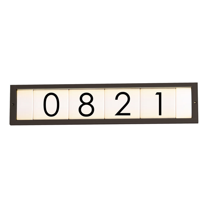 Maxim 53650BZ LED Address Frame, Bronze