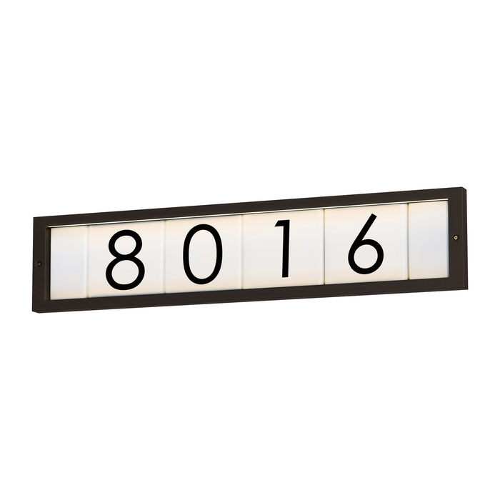 Maxim 53650BZ LED Address Frame, Bronze