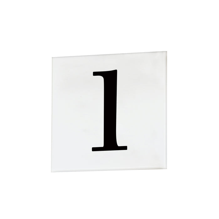 Maxim 53661WT Square Tile, White