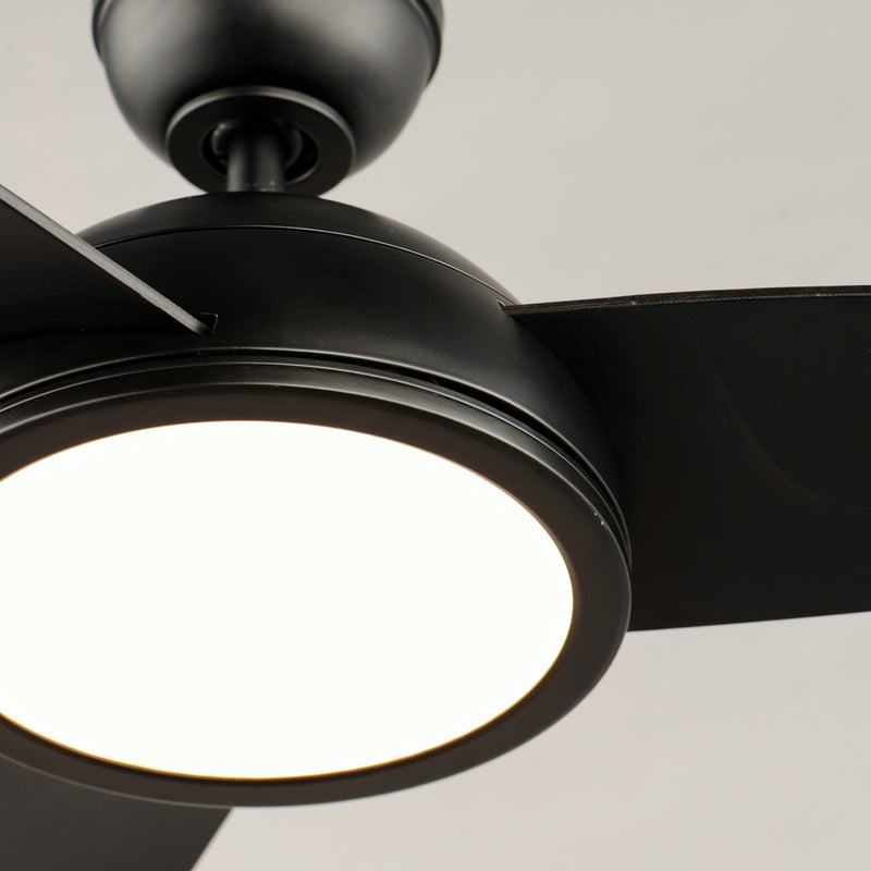 Maxim 88801BK 52" Ceiling Fan, Black