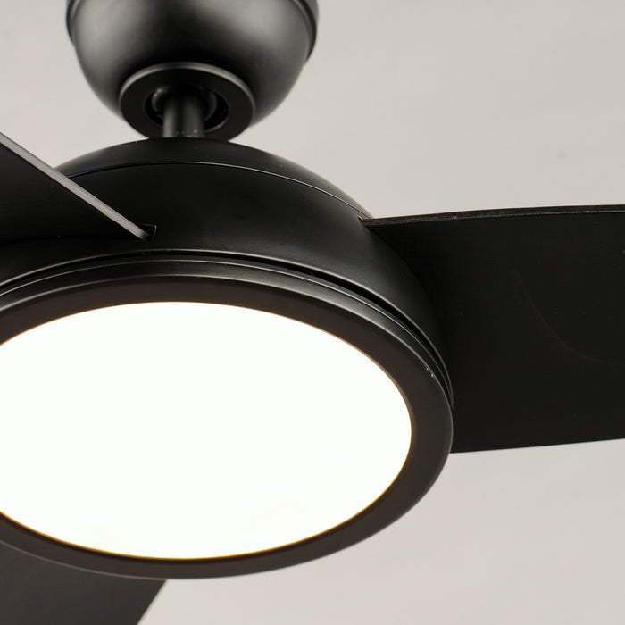 Maxim 88801BK 52" Ceiling Fan, Black