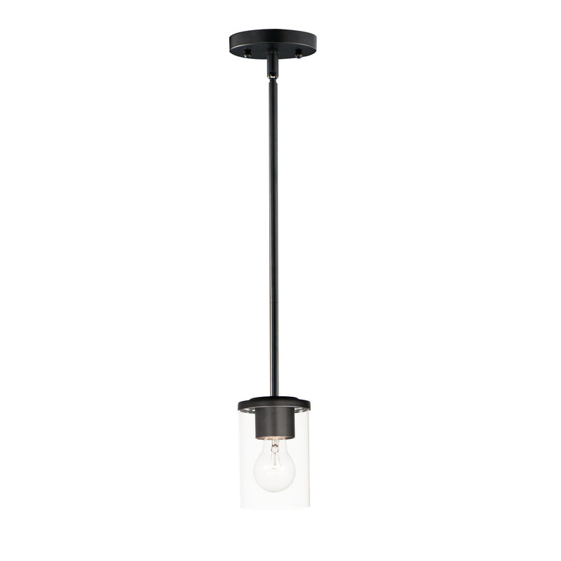Maxim 90200CLBK One Light Mini Pendant, Black