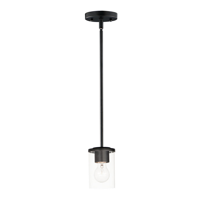 Maxim 90200CLBK One Light Mini Pendant, Black