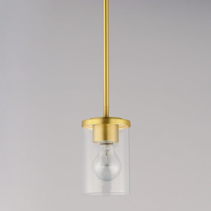 Maxim 90200CLSBR One Light Mini Pendant, Satin Brass
