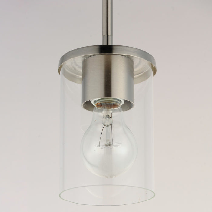 Maxim 90200CLSN One Light Mini Pendant, Satin Nickel