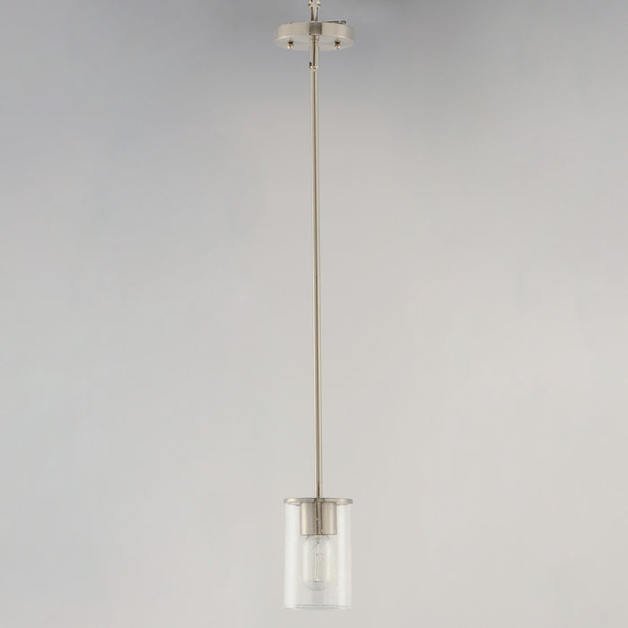 Maxim 91840CDSN One Light Mini Pendant, Satin Nickel