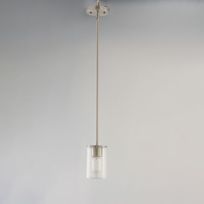 Maxim 91840CDSN One Light Mini Pendant, Satin Nickel