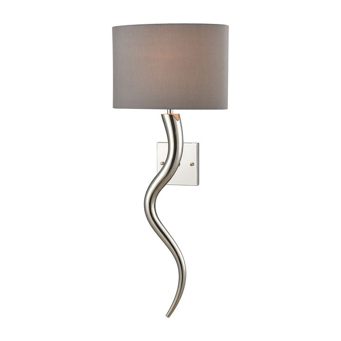 ELK Home D4215 One Light Wall Sconce, Polished Nickel