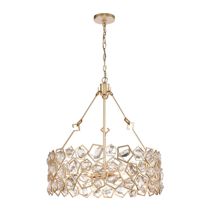 ELK Home H018-7245 Five Light Pendant, Gold