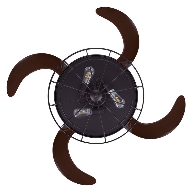 Beacon Lighting 21292101 48``Ceiling Fan, Oil Rubbed Bronze