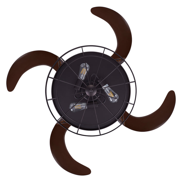 Beacon Lighting 21292101 48``Ceiling Fan, Oil Rubbed Bronze