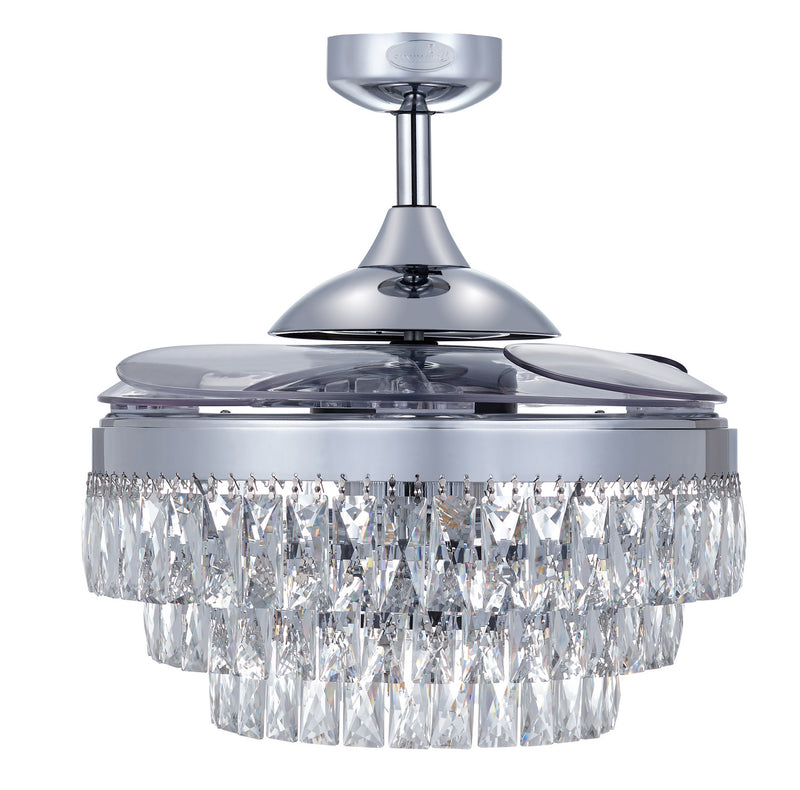 Beacon Lighting 21292301 48``Ceiling Fan, Chrome
