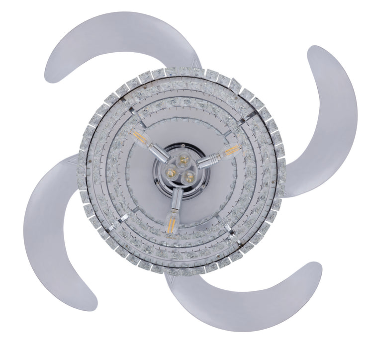 Beacon Lighting 21292301 48``Ceiling Fan, Chrome