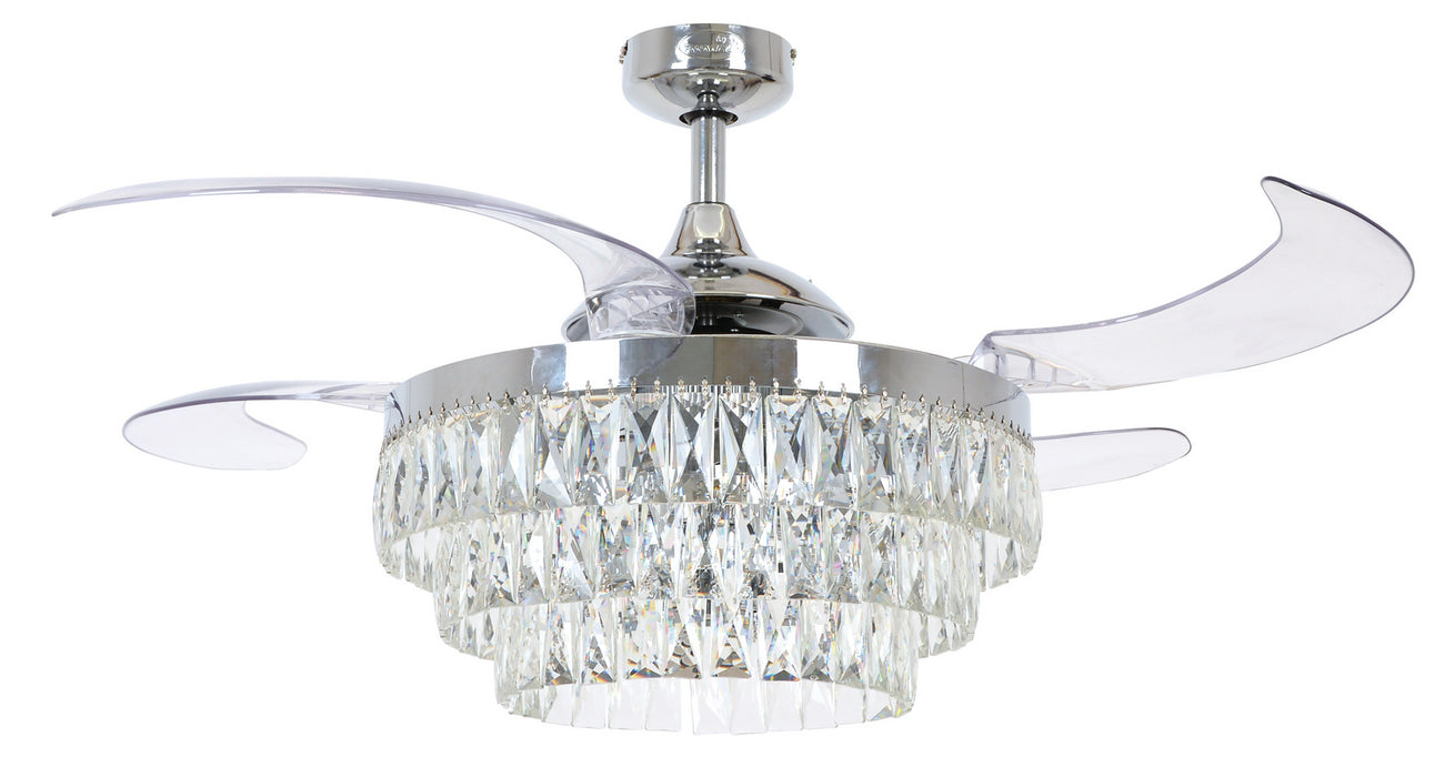 Beacon Lighting 21292301 48``Ceiling Fan, Chrome