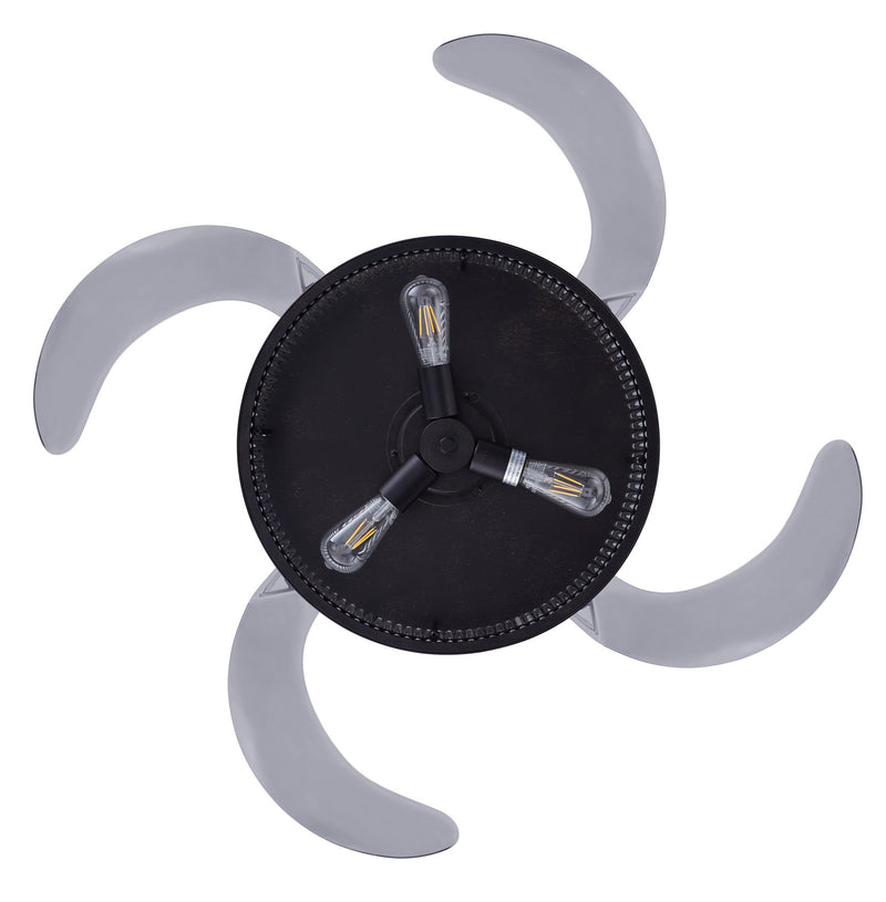 Beacon Lighting 51292801 48``Ceiling Fan, Antique Black