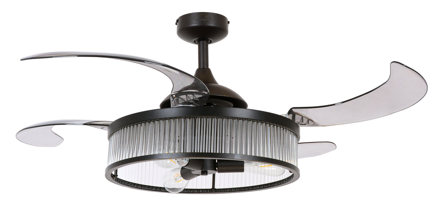 Beacon Lighting 51292801 48``Ceiling Fan, Antique Black