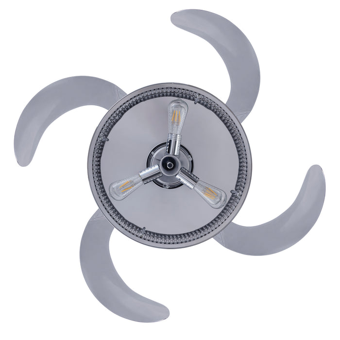 Beacon Lighting 51292901 48``Ceiling Fan, Chrome