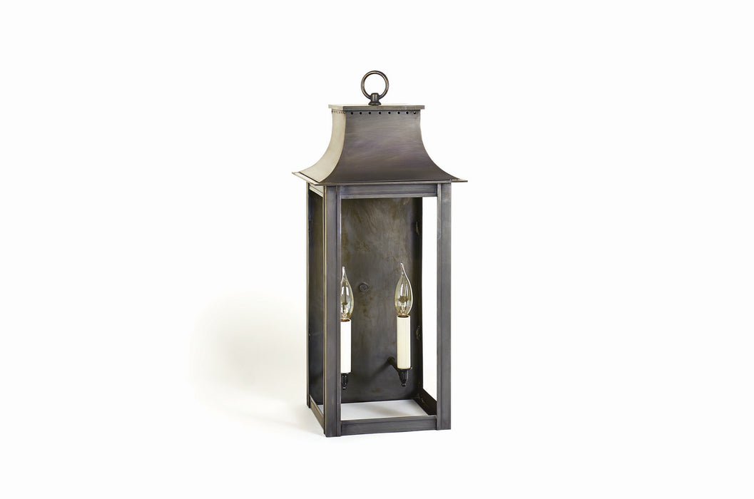 Northeast Lantern 11231-DB-LT2-CLR Two Light Wall Mount, Dark Brass