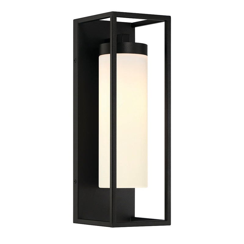 Eurofase 41962-015 One Light Outdoor Wall Sconce, Black