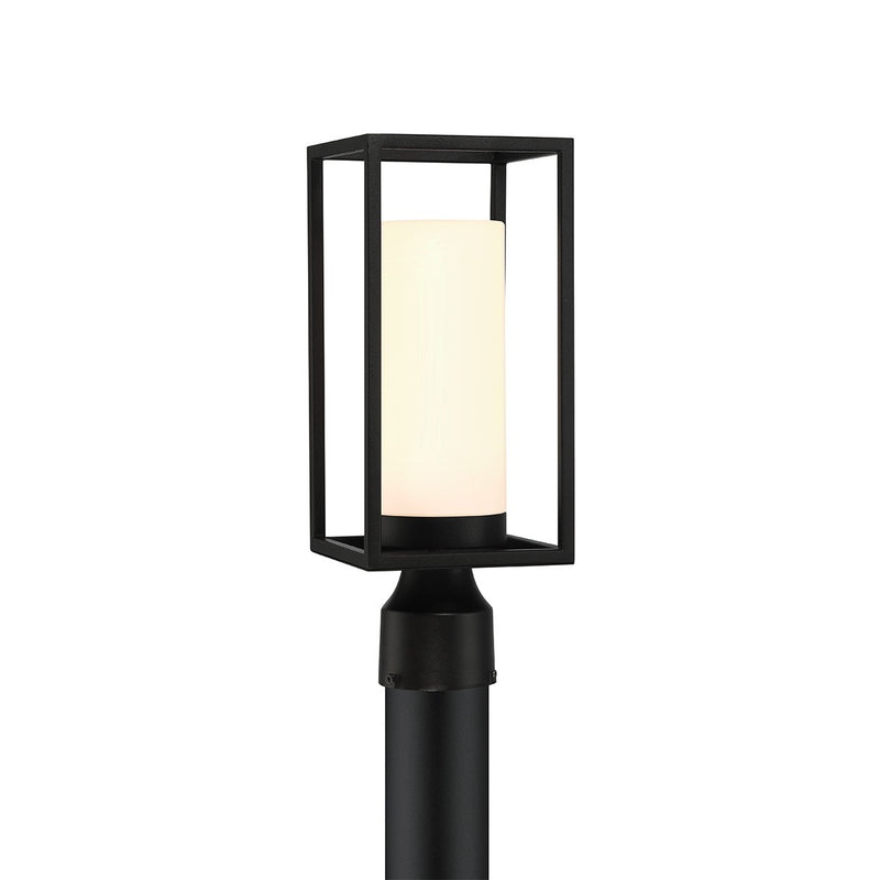 Eurofase 41963-012 One Light Outdoor Post Mount, Black