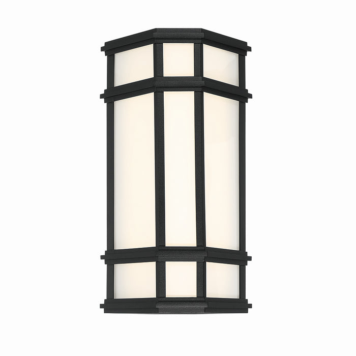 Eurofase 42687-016 LED Outdoor Wall Sconce, Satin Black