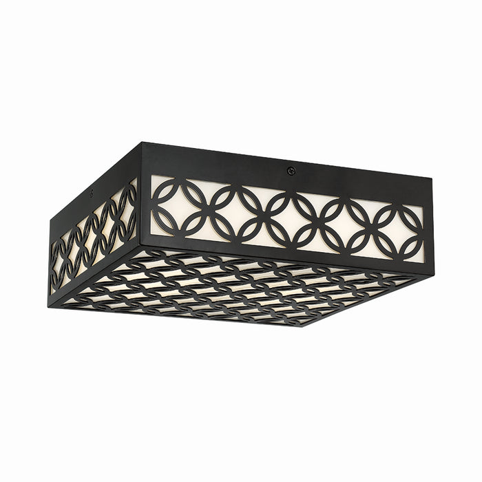 Eurofase 42696-018 LED Outdoor Flushmount, Black