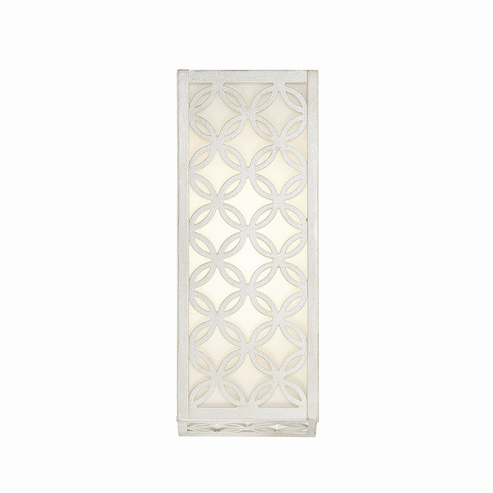 Eurofase 42698-024 LED Outdoor Wall Sconce, Aged silver