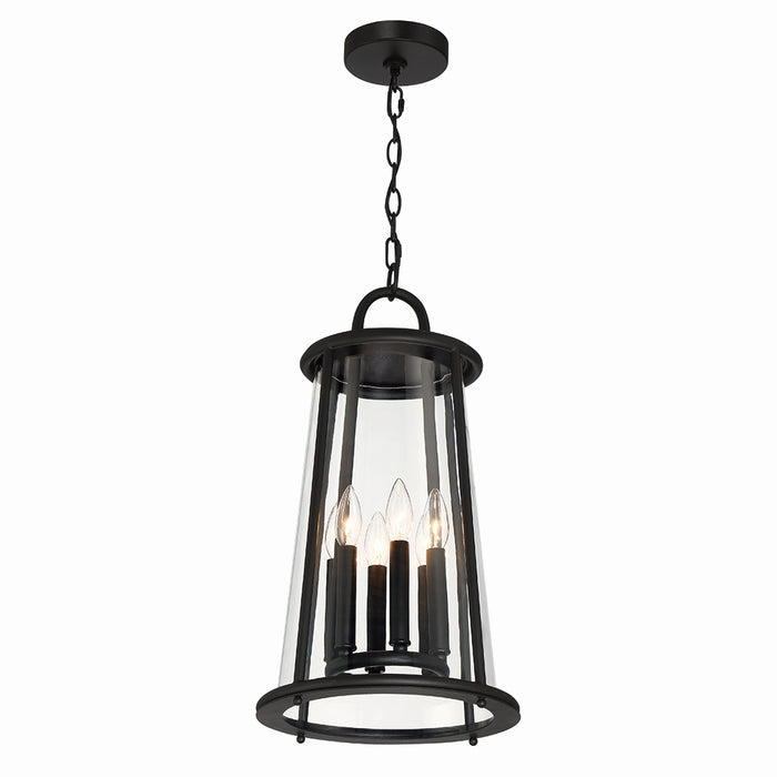 Eurofase 42722-014 Six Light Outdoor Pendant, Satin Black